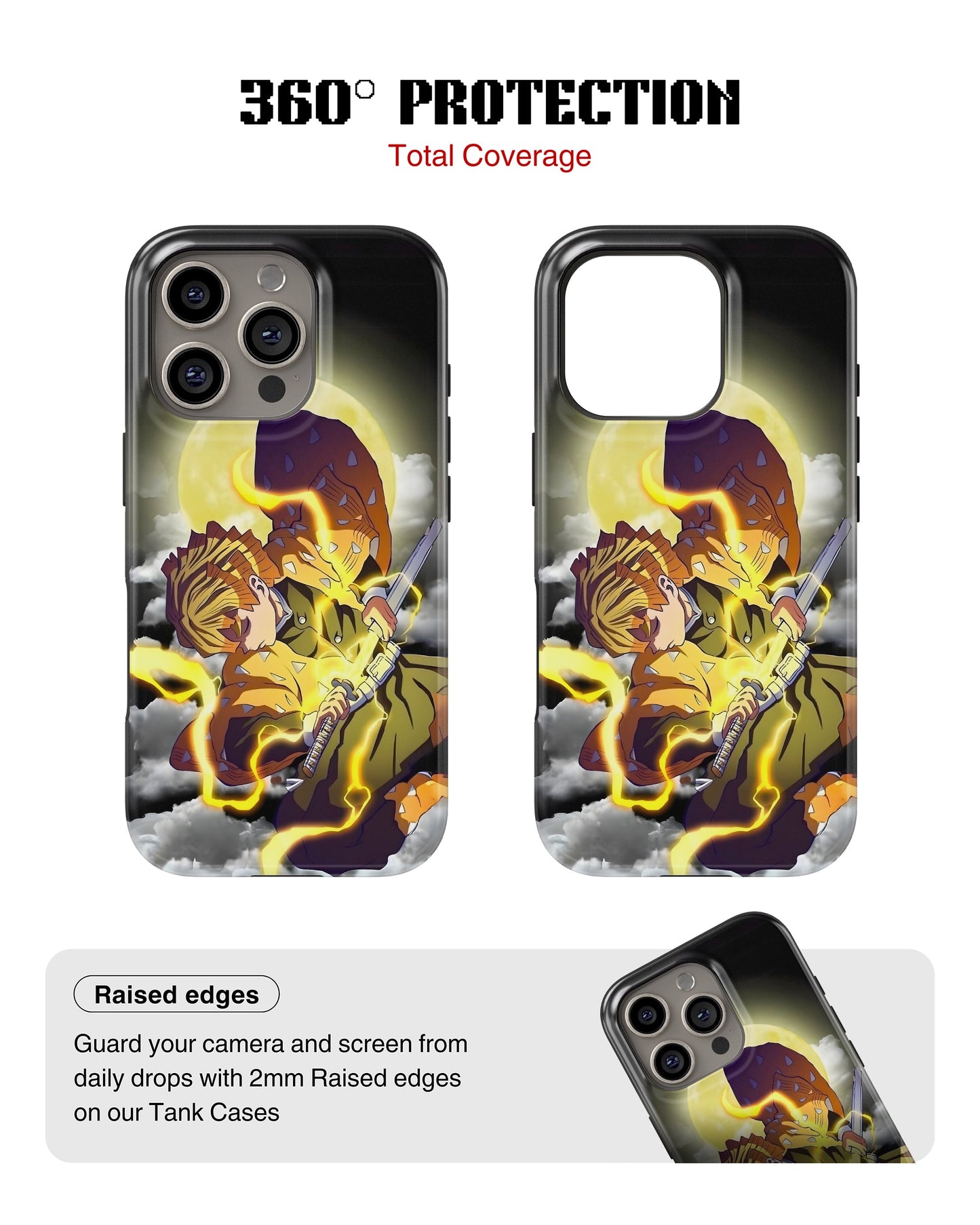 iPhone 12 Pro Max Tank Case | Anime (Thunder Blade)