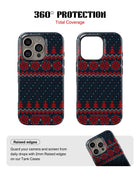 iPhone 15 Pro Max Tank Case | Textures (Winter Pines)