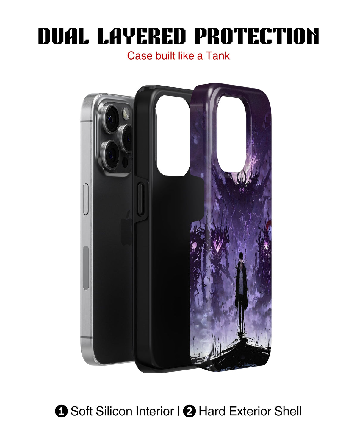 iPhone 15 Pro Max Tank Case | Anime (Abyss Gate)