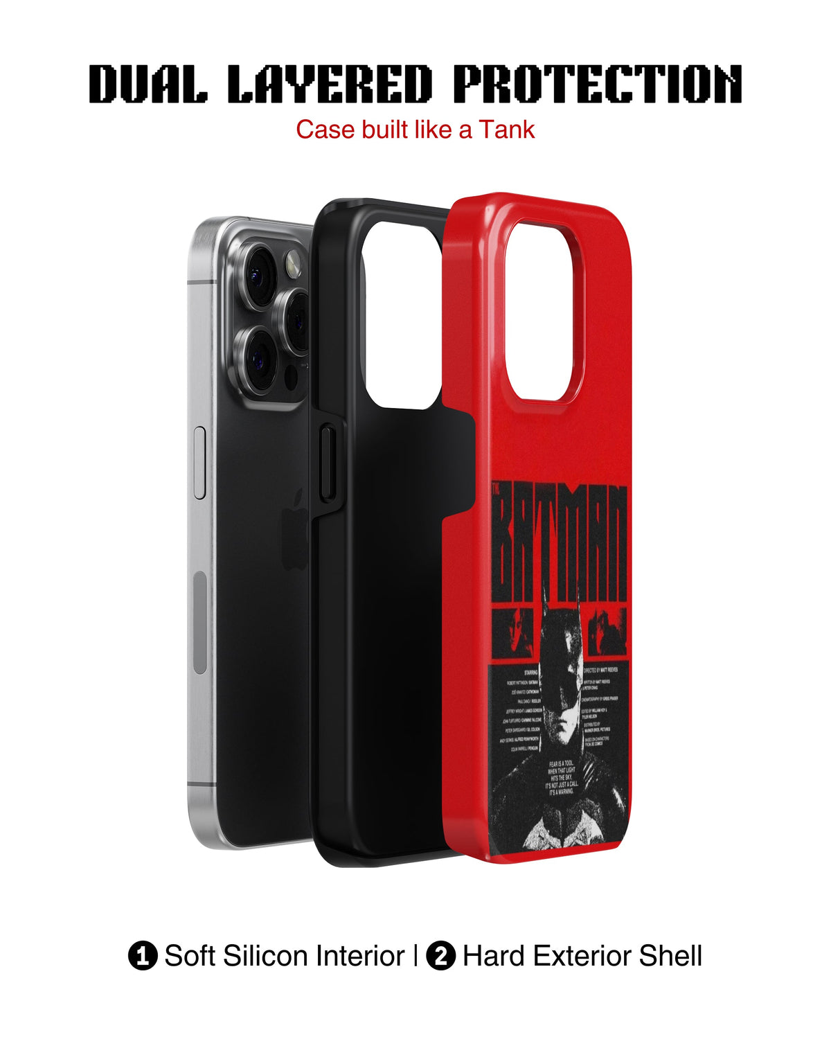 iPhone 12 Pro Tank Case | Superhero (Batman)