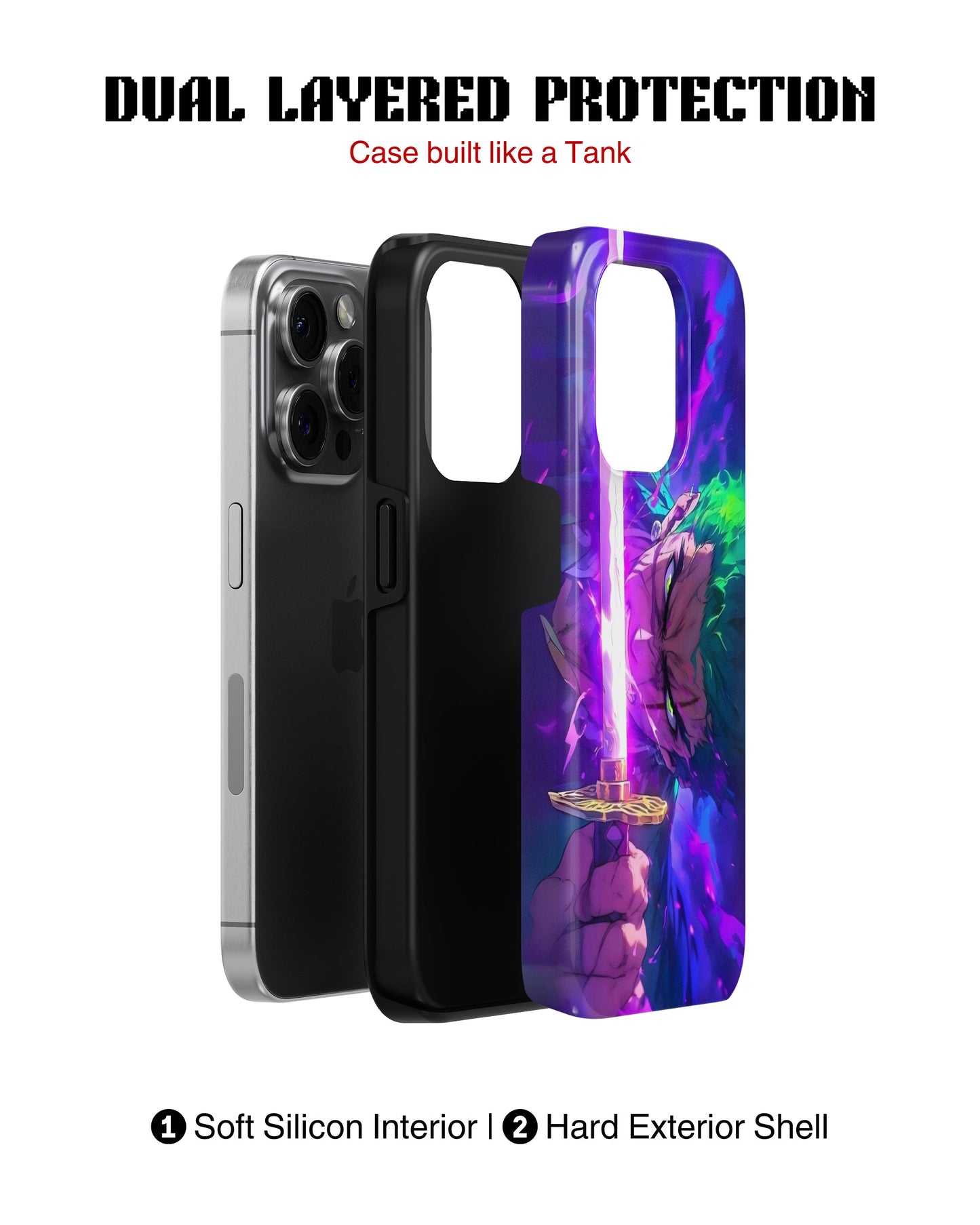 iPhone 12 Pro Max Tank Case | Anime (Blade Awakening)