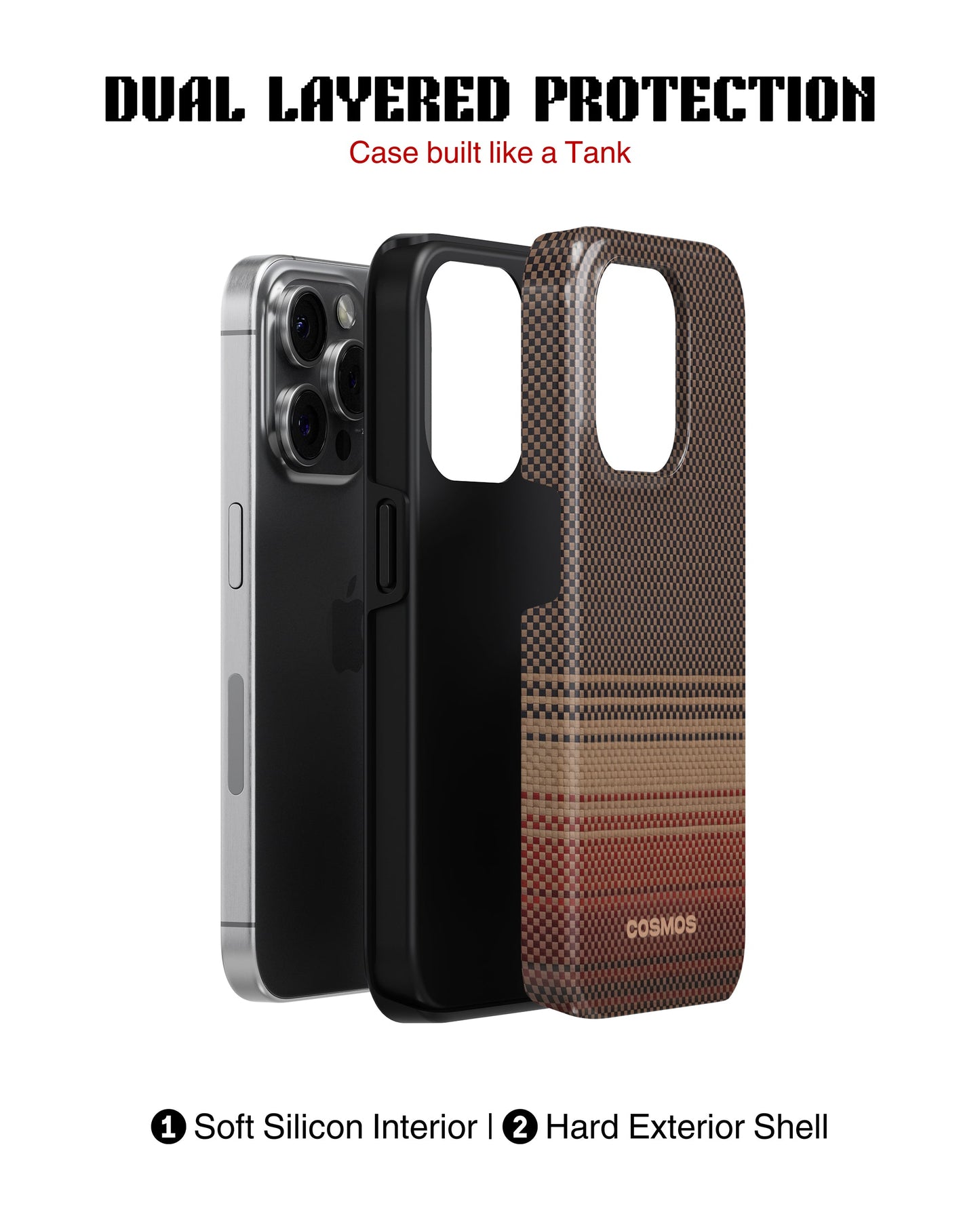 iPhone 16 Pro Tank Case | Textures (Desert Loom)