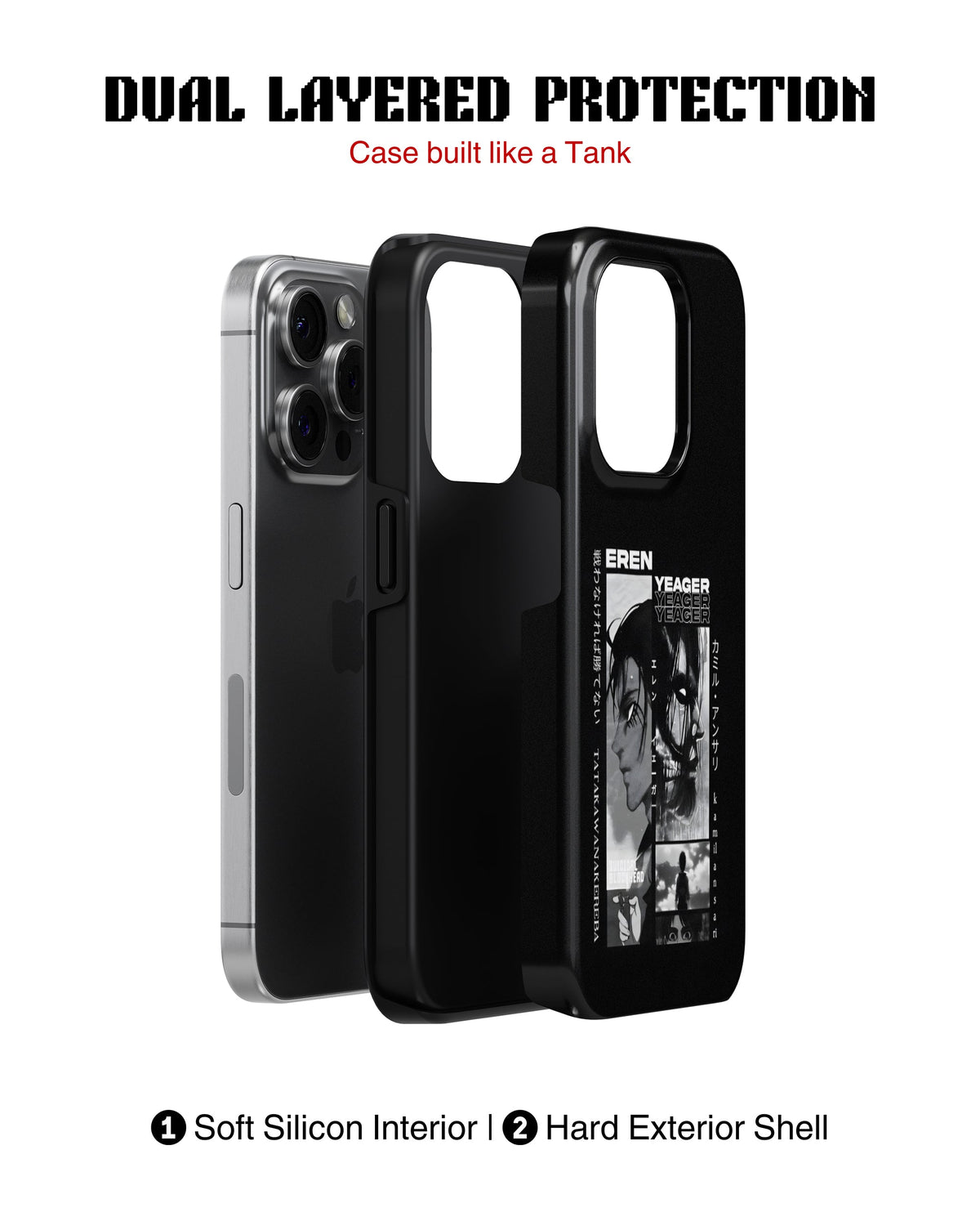 iPhone 17 Pro Max Tank Case | Anime (Eren Yeager)