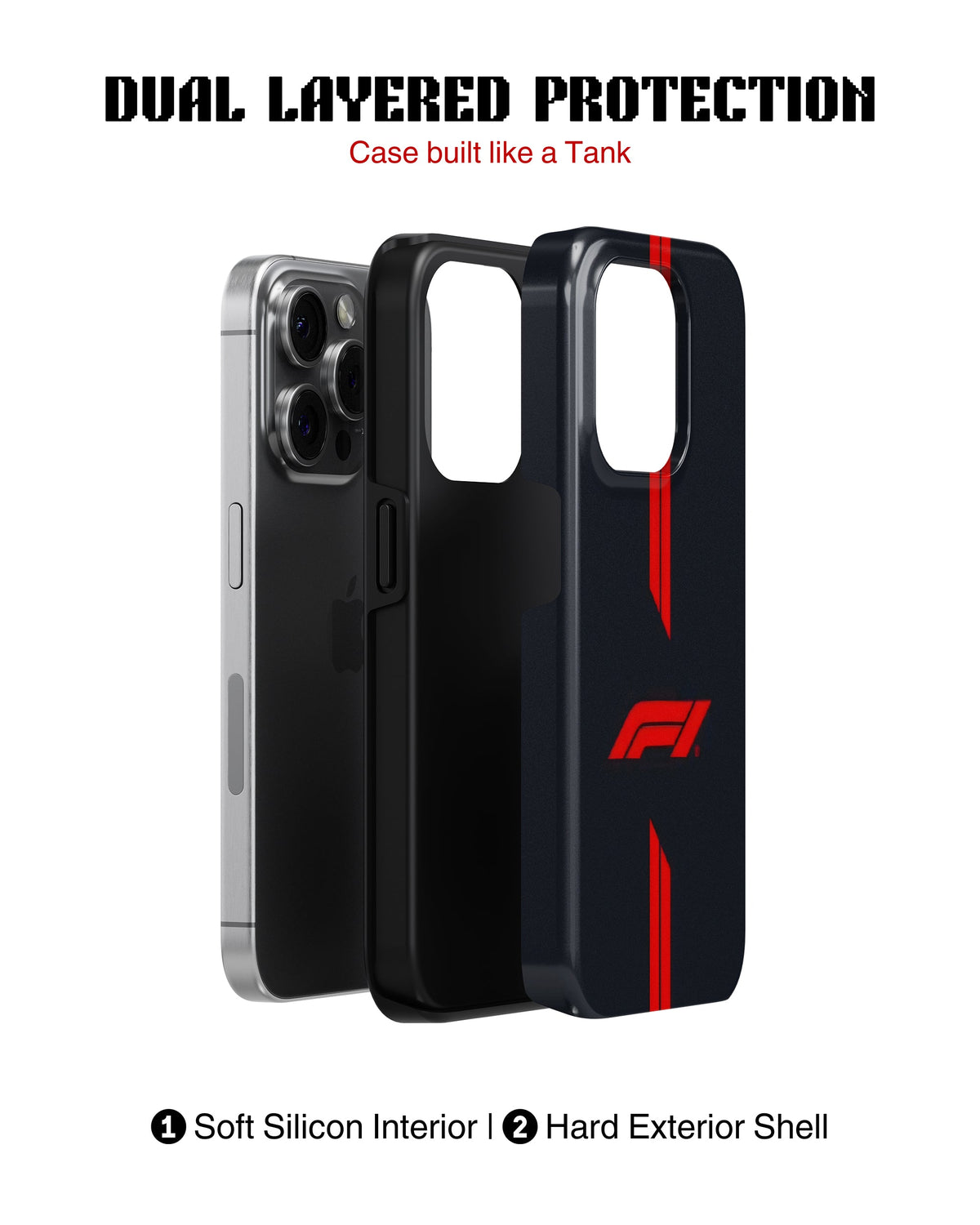 iPhone 12 Pro Tank Case | Formula 1 (F1 Grid)