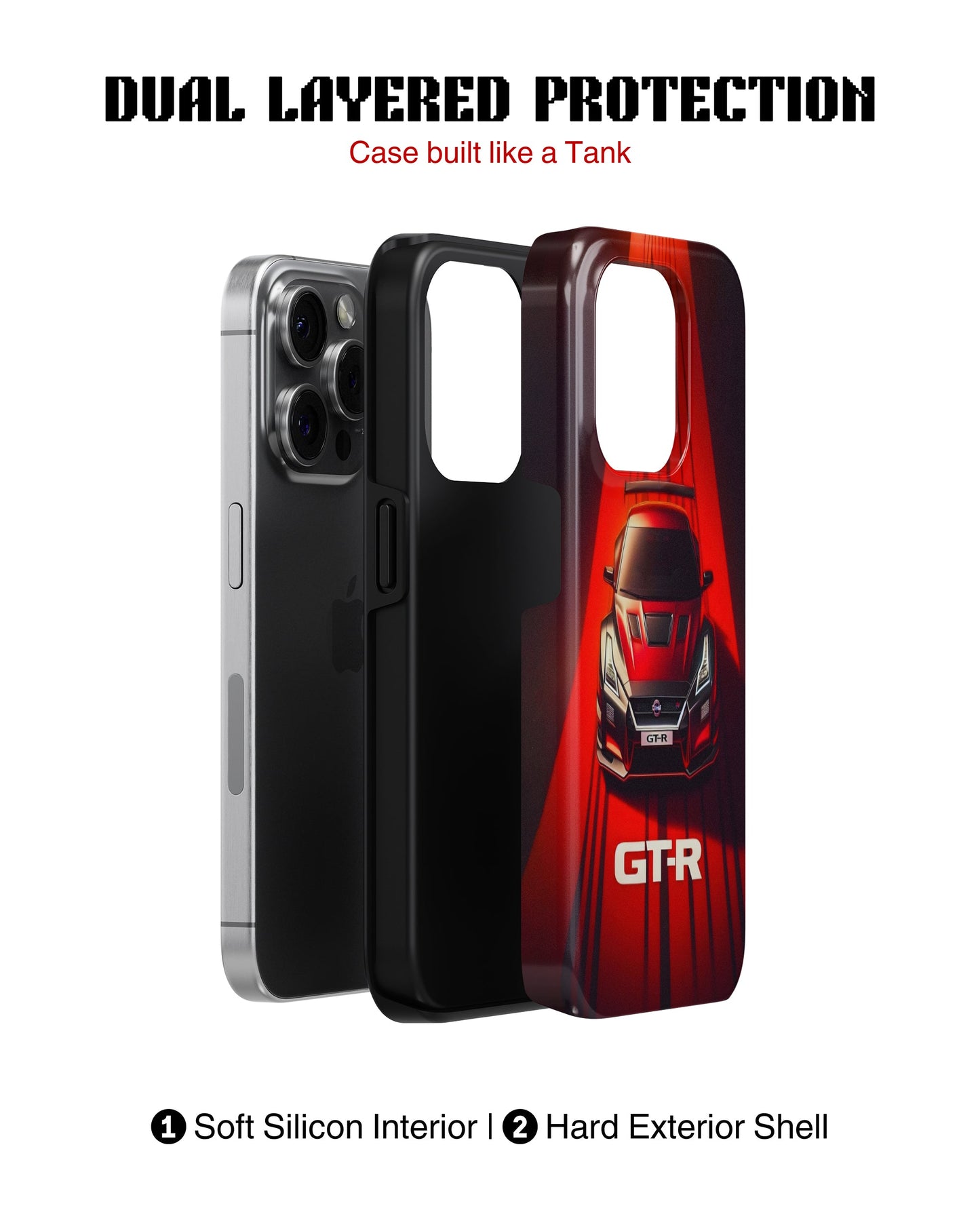 iPhone 17 Pro Max Tank Case | Sports Car (GTR)