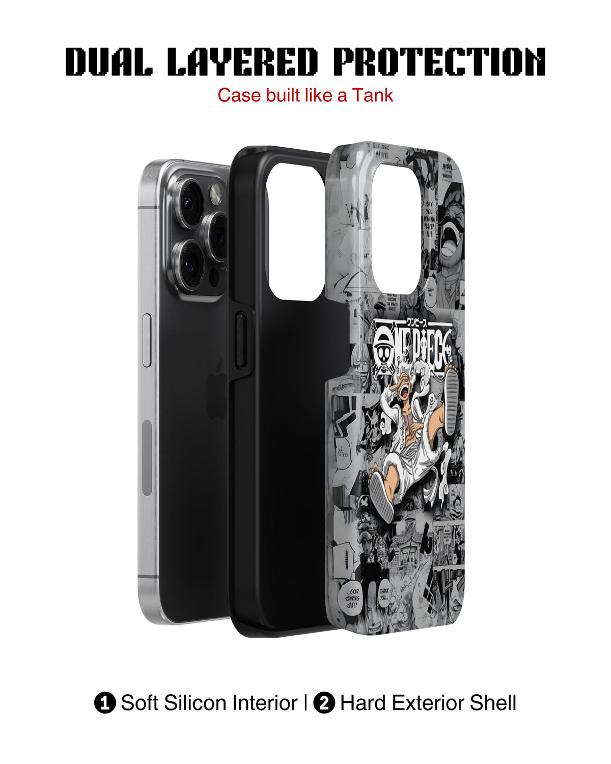 iPhone 12 Pro Tank Case | Anime (Gear 5 Luffy)