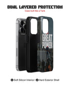 iPhone 16 Pro Max Tank Case | Superhero (Great Power)