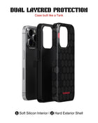 iPhone 13 Pro Max Tank Case | Textures (Hex Core)