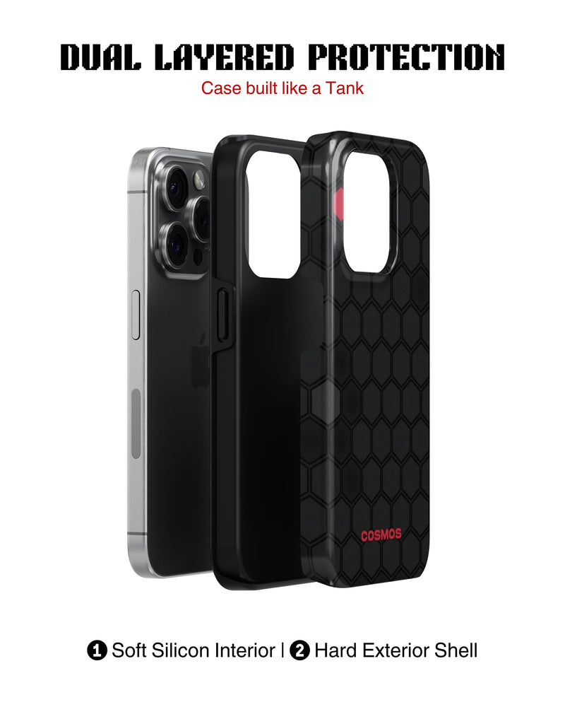 iPhone 13 Pro Max Tank Case | Textures (Hex Core)