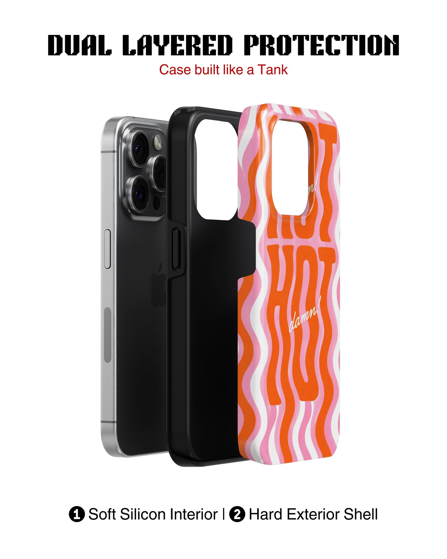 iPhone 17 Pro Max Tank Case | Girls Aesthetics (Hot Wave)