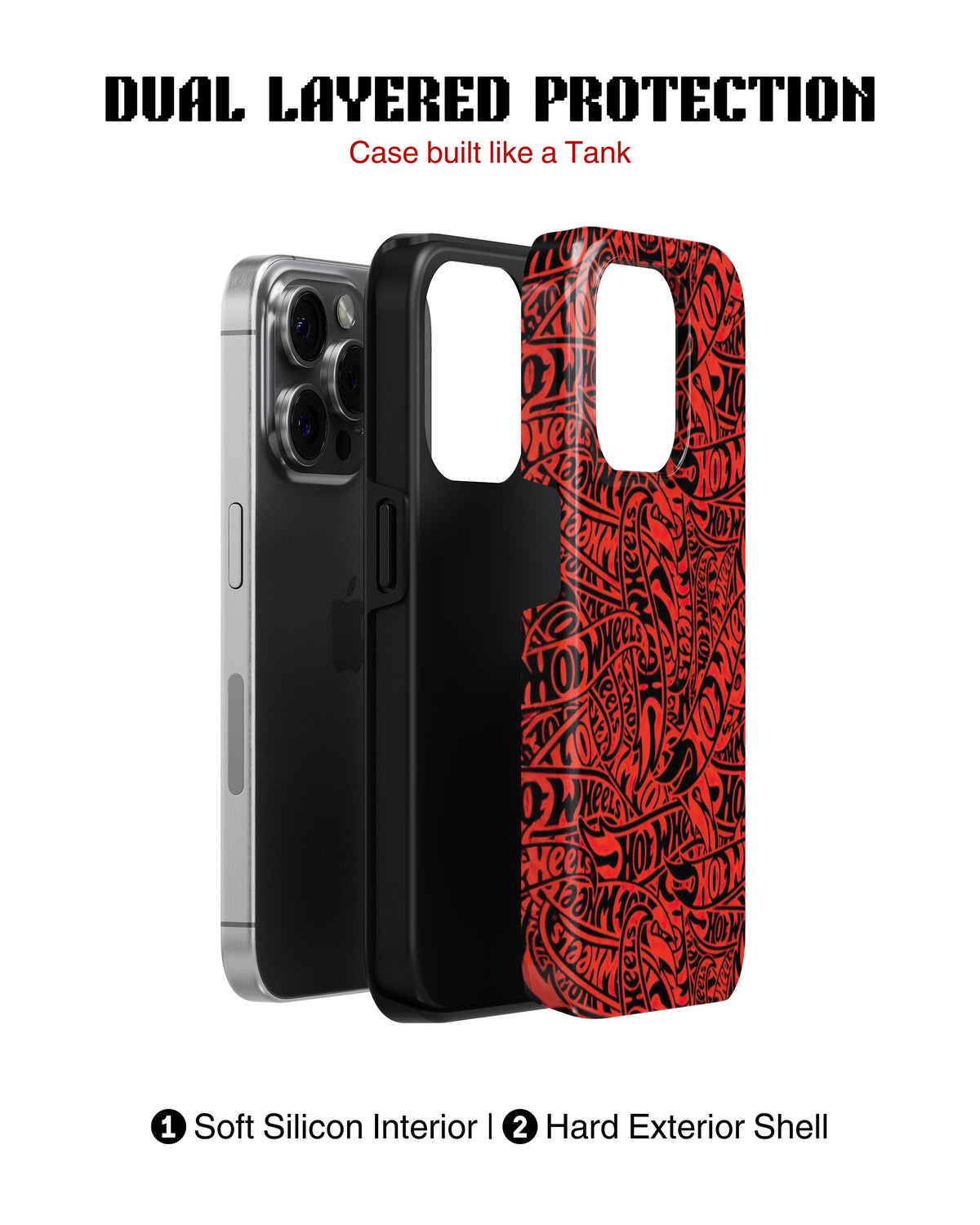 iPhone 13 Pro Tank Case | Modernism (Hot Wheels)