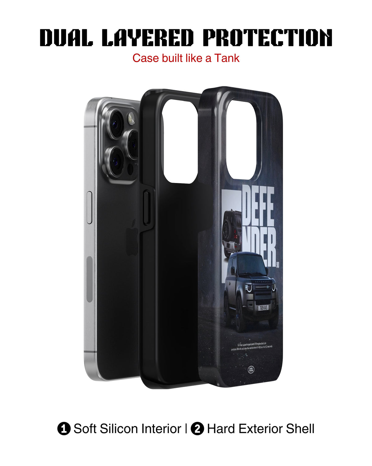 iPhone 12 Pro Max Tank Case | Sports Car (Iron Defender)