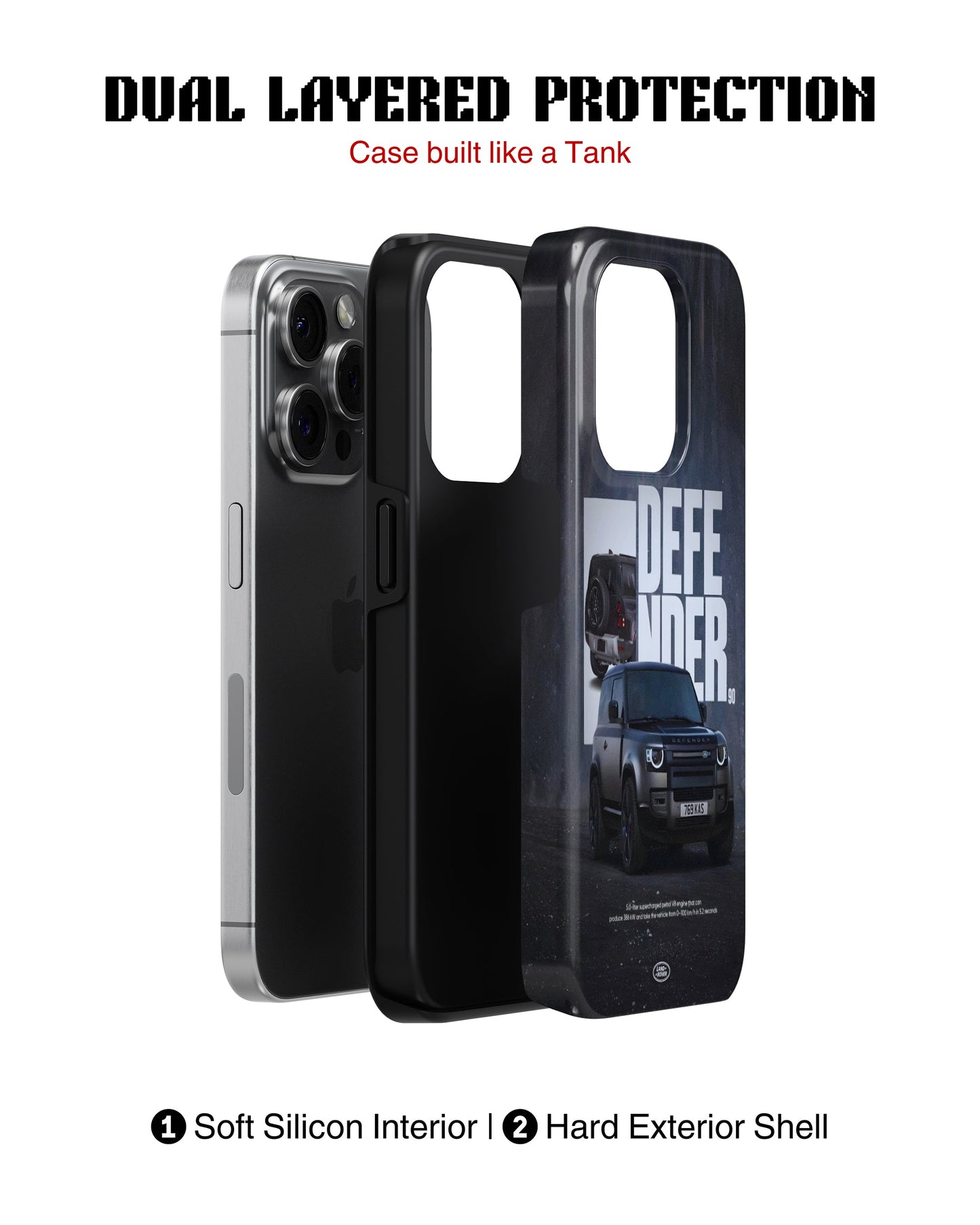 iPhone 12 Pro Max Tank Case | Sports Car (Iron Defender)