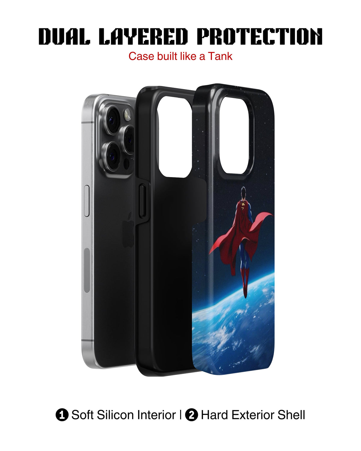 iPhone 13 Pro Max Tank Case | Superhero (Last Flight)