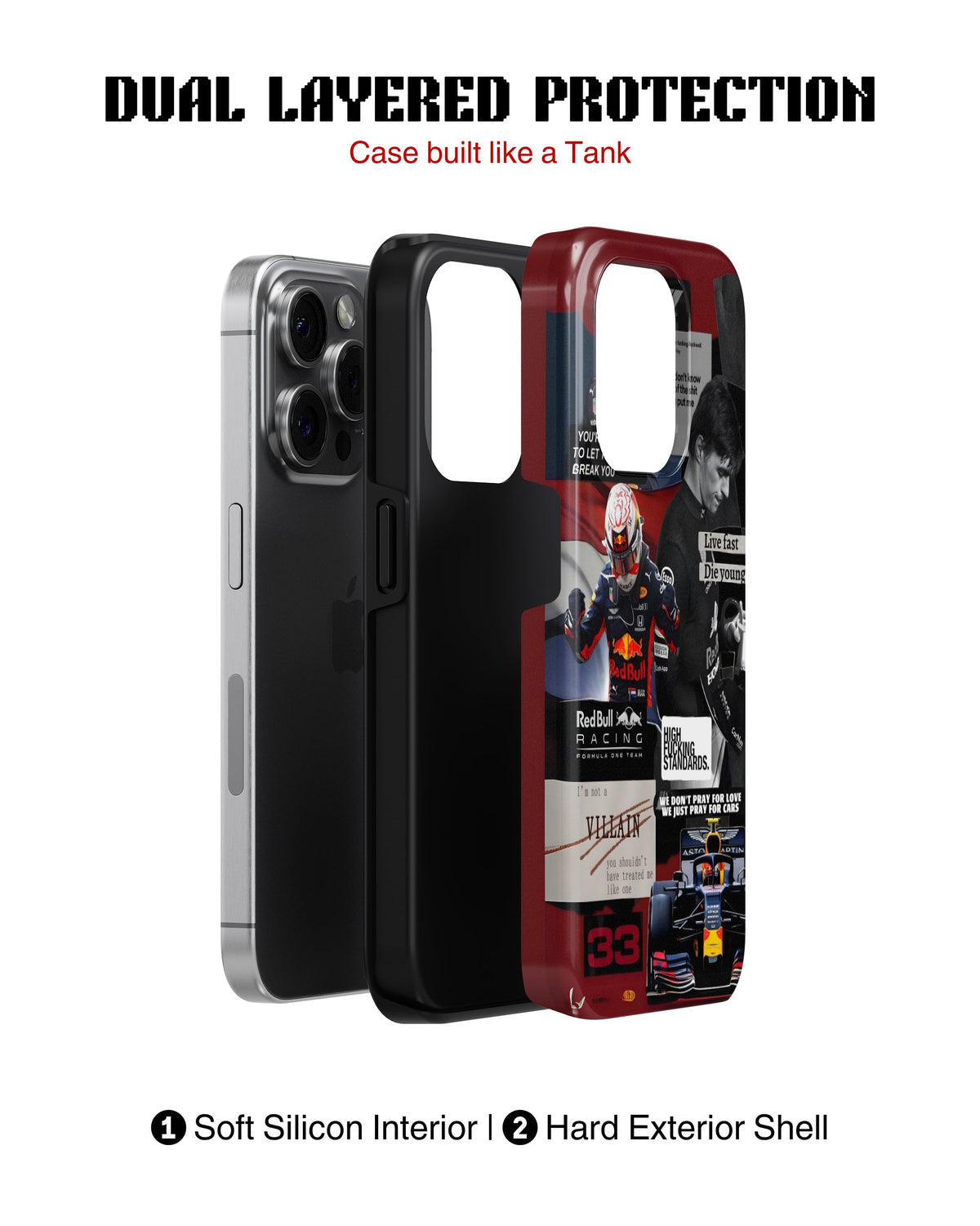 iPhone 12 Pro Max Tank Case | Formula 1 (Max Verstappen)