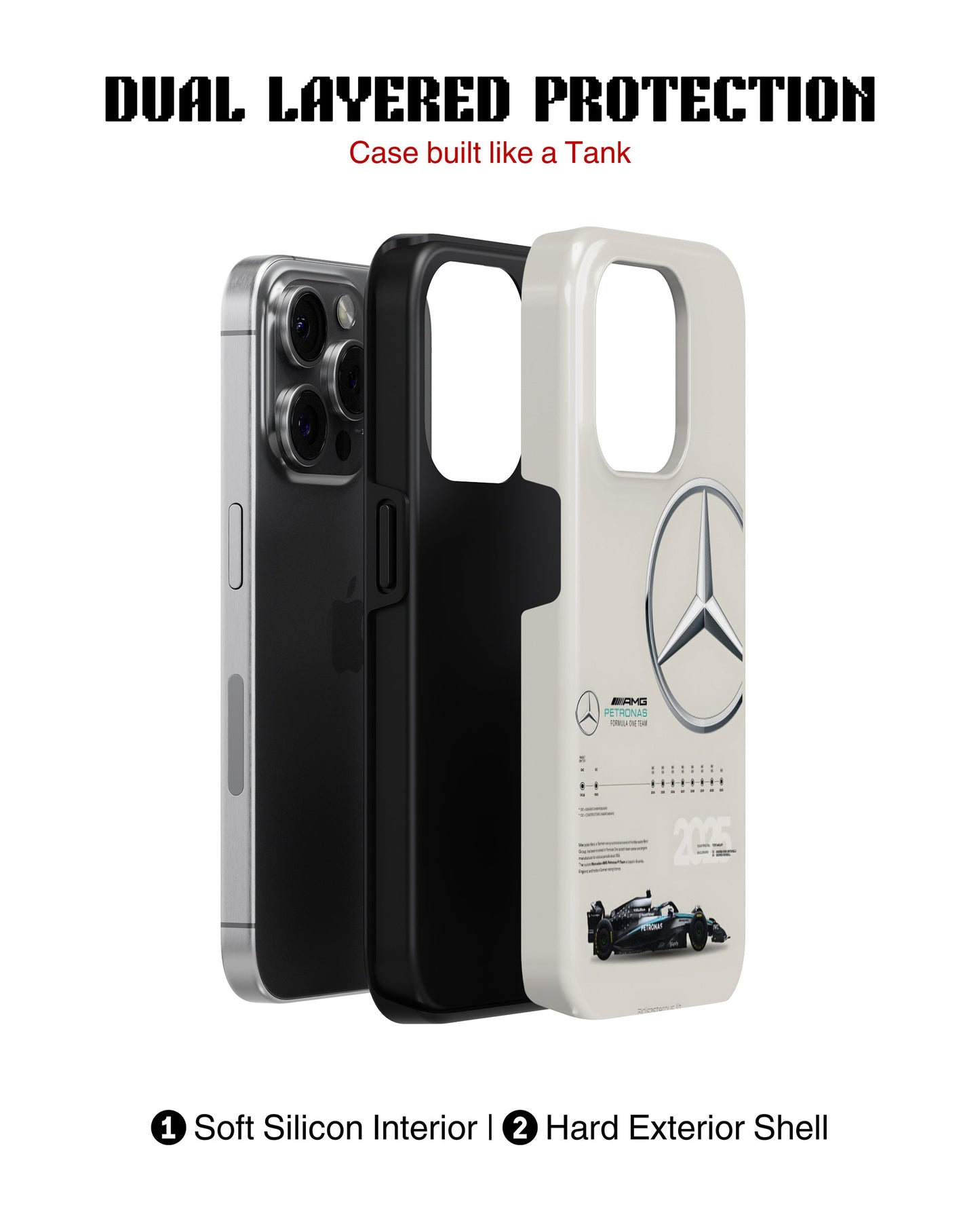 iPhone 12 Pro Max Tank Case | Formula 1 (Mercedes)
