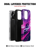 iPhone 14 Pro Tank Case | Sports Car (Neon Velocity)