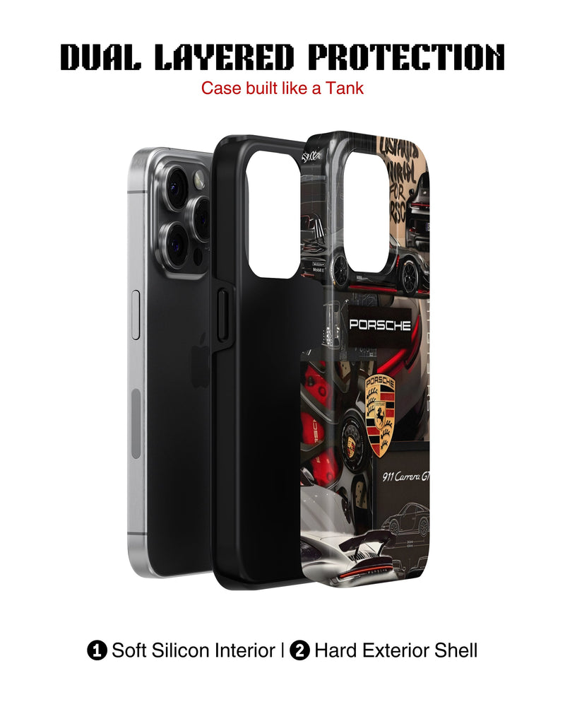 iPhone 14 Pro Tank Case | Sports Car (Porsche Originals)