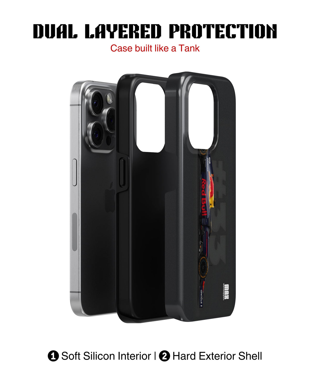 iPhone 16 Pro Max Tank Case | Formula 1 (Redbull #33)