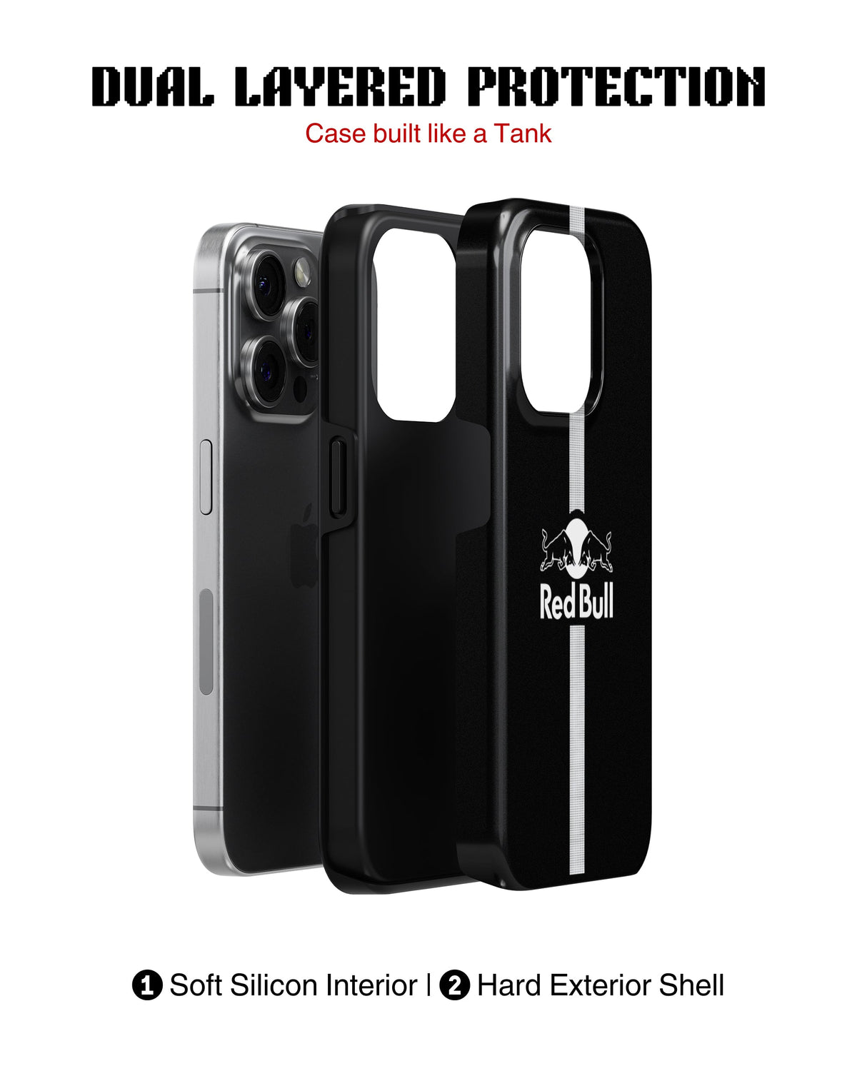 iPhone 12 Pro Max Tank Case | Formula 1 (Redbull Logo)