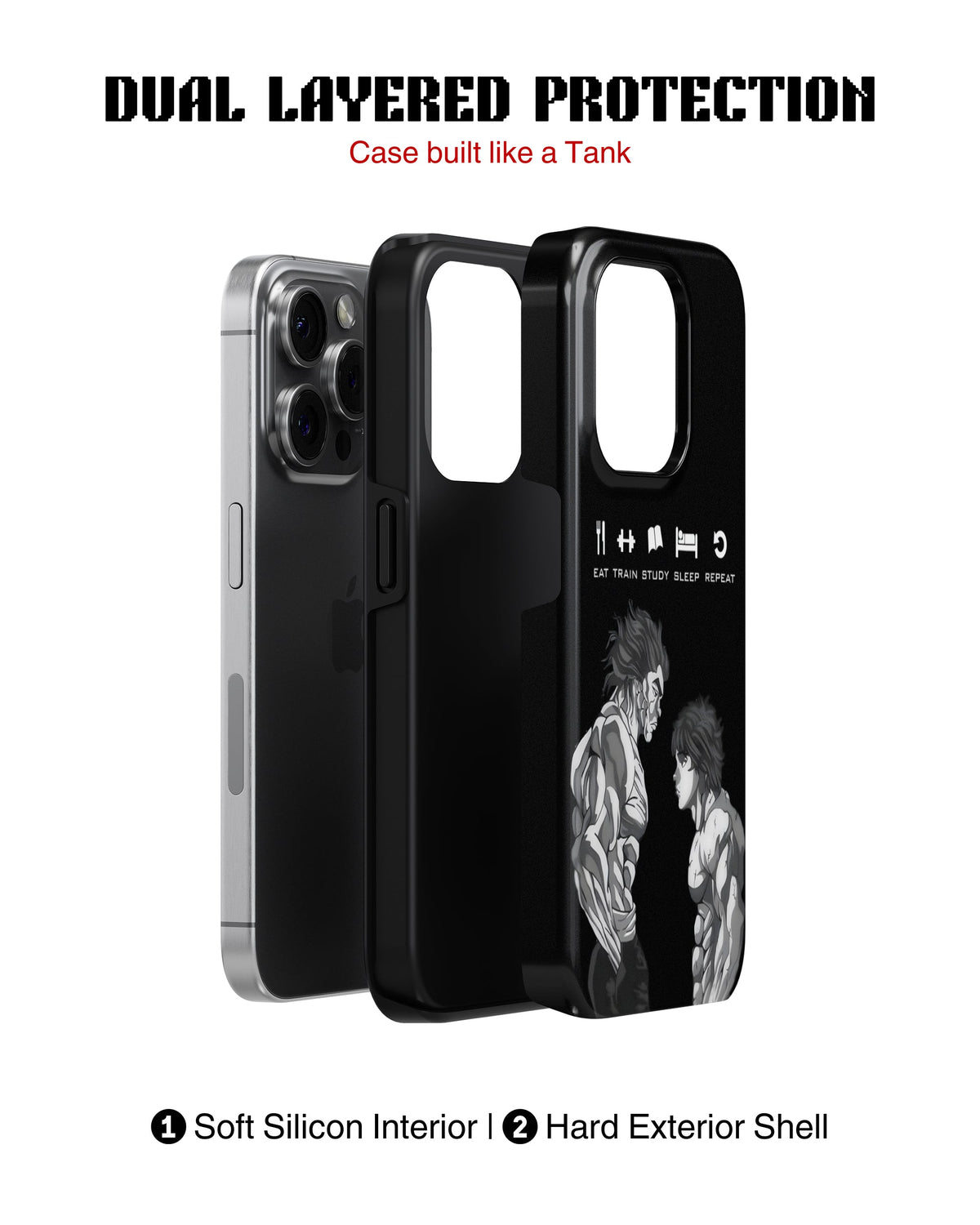 iPhone 16 Pro Tank Case | Anime (Relentless)