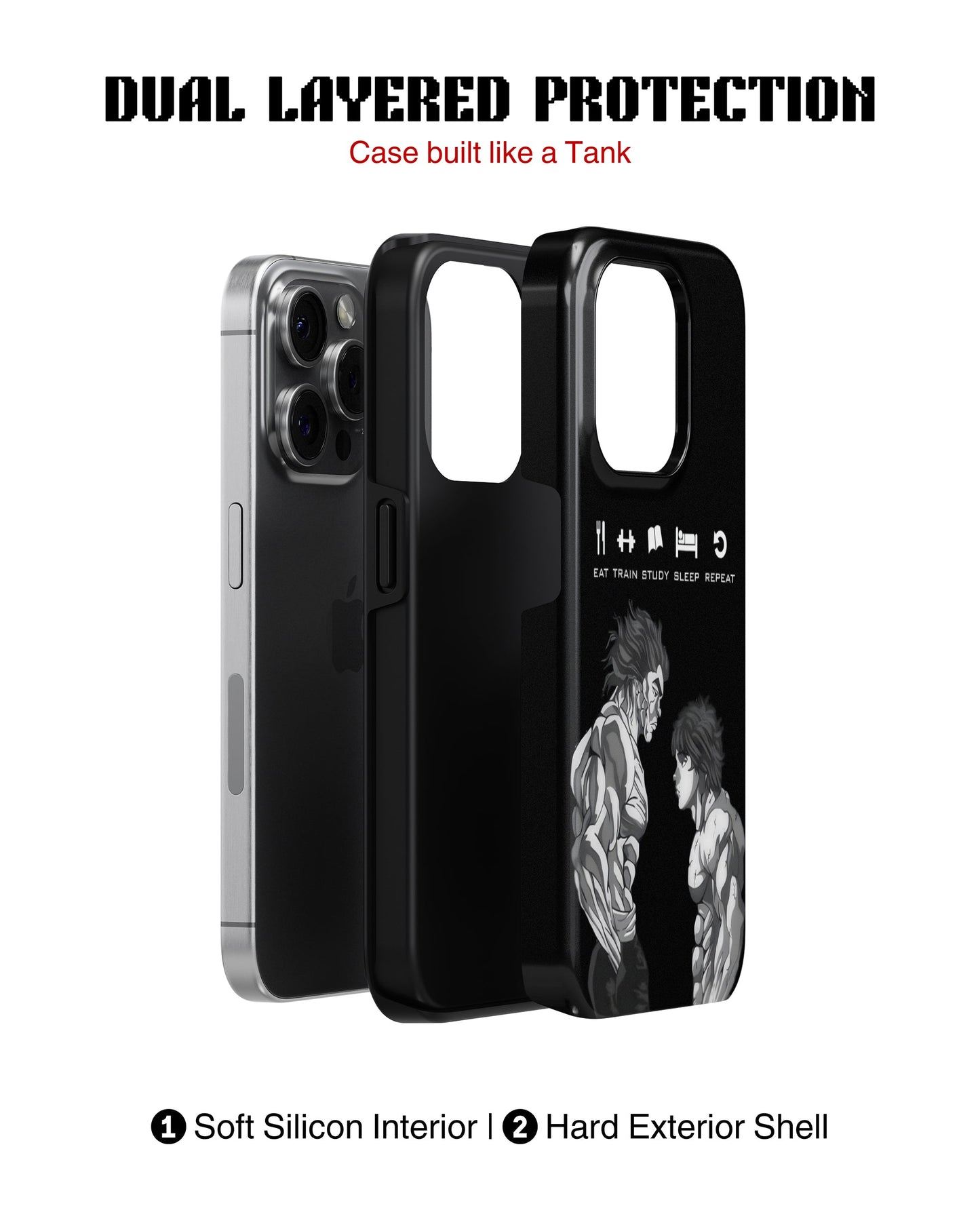 iPhone 12 Pro Tank Case | Anime (Relentless)