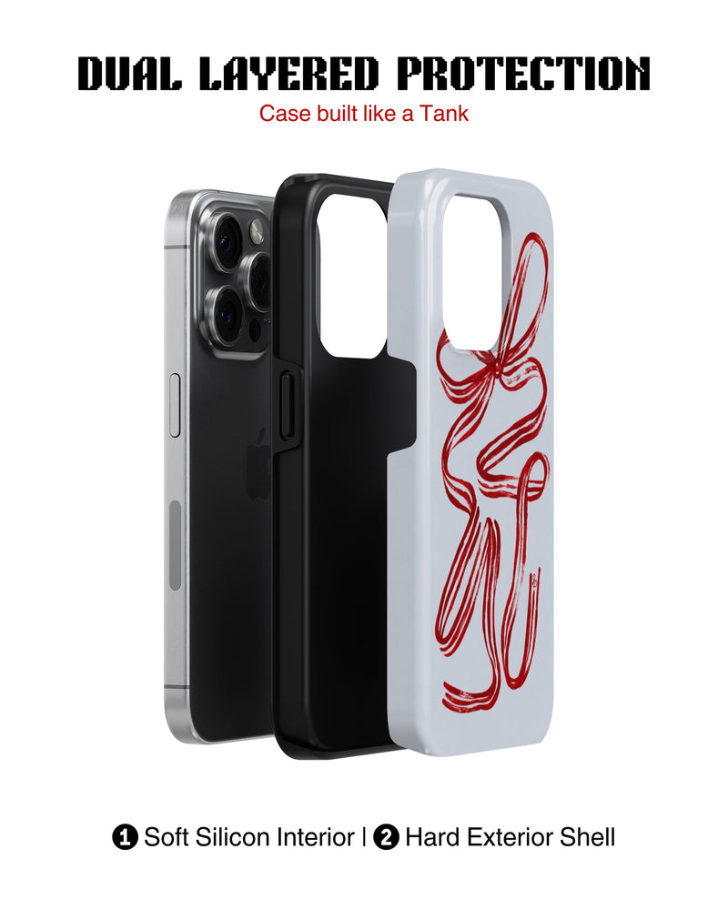 iPhone 15 Pro Tank Case | Girls Aesthetics (Ribbon Muse)