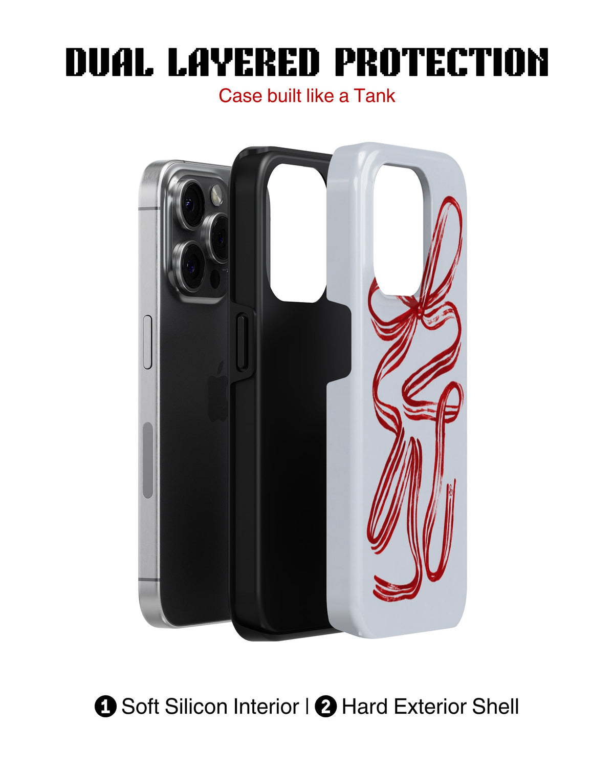 iPhone 14 Pro Max Tank Case | Girls Aesthetics (Ribbon Muse)