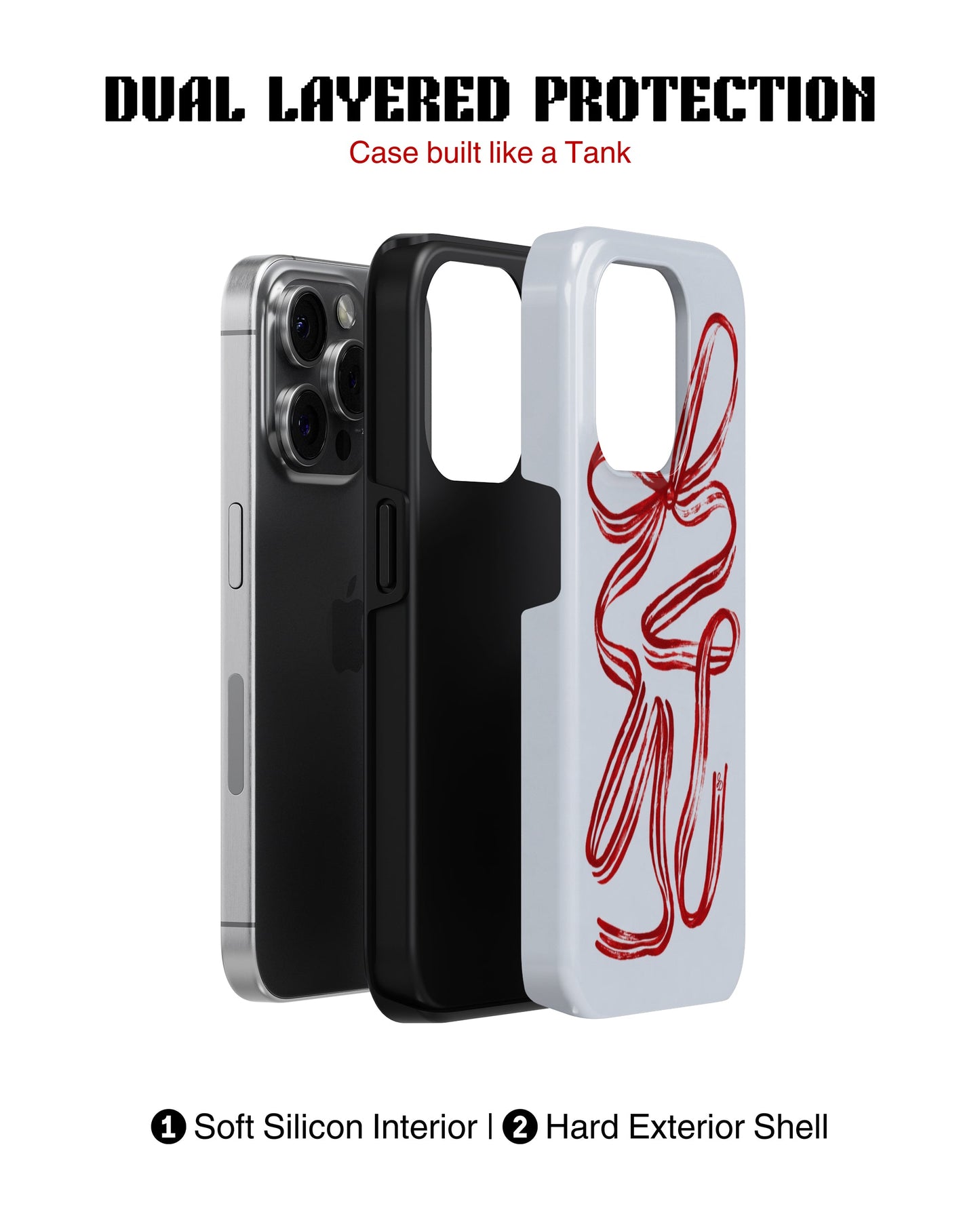 iPhone 14 Pro Max Tank Case | Girls Aesthetics (Ribbon Muse)