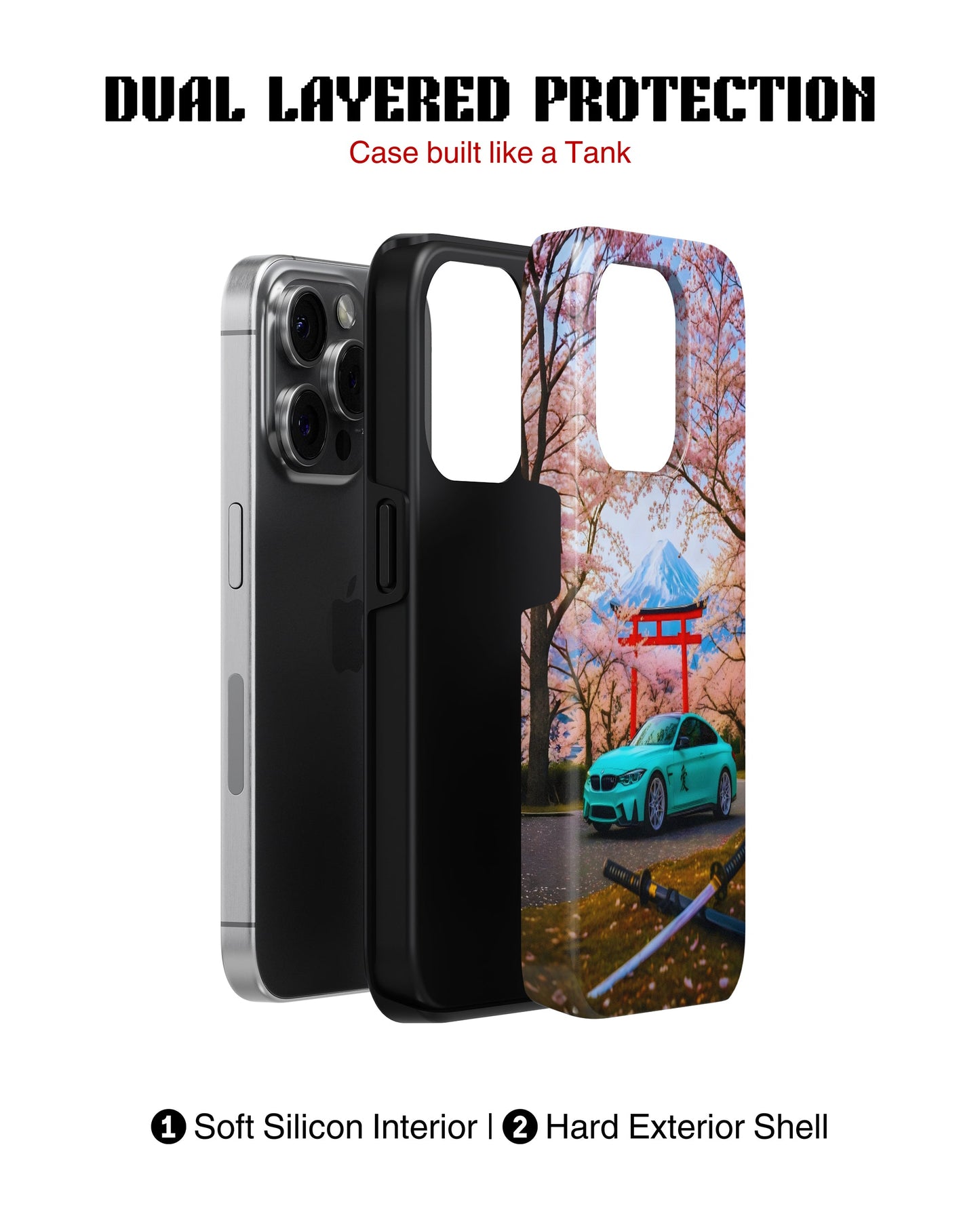iPhone 12 Pro Tank Case | Sports Car (Sakura Run)