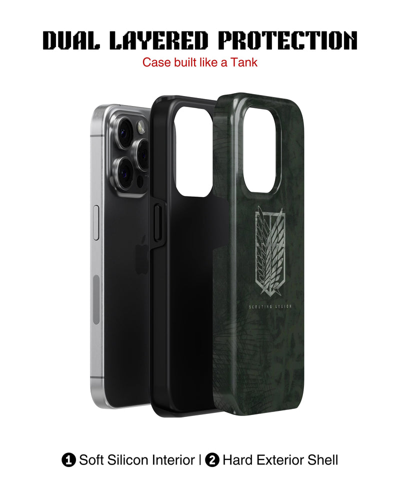 iPhone 17 Pro Tank Case | Anime (Scouting Wings)