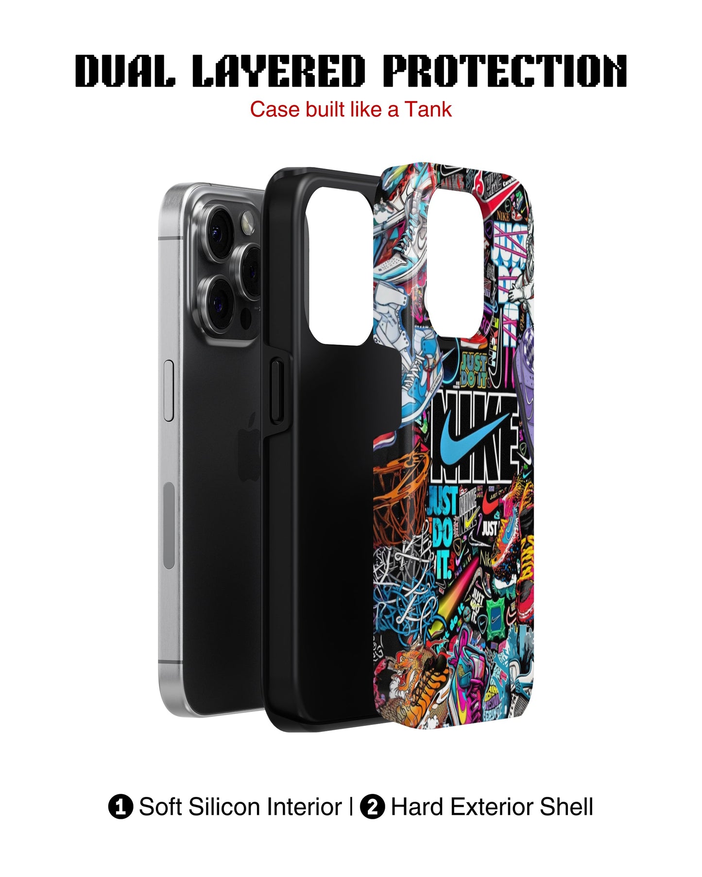 iPhone 14 Pro Max Tank Case | Modernism (Sneaker Riot)