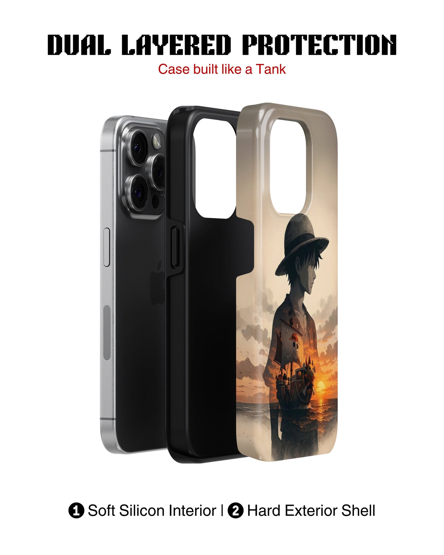 iPhone 16 Pro Tank Case | Anime (Sunset Voyager)