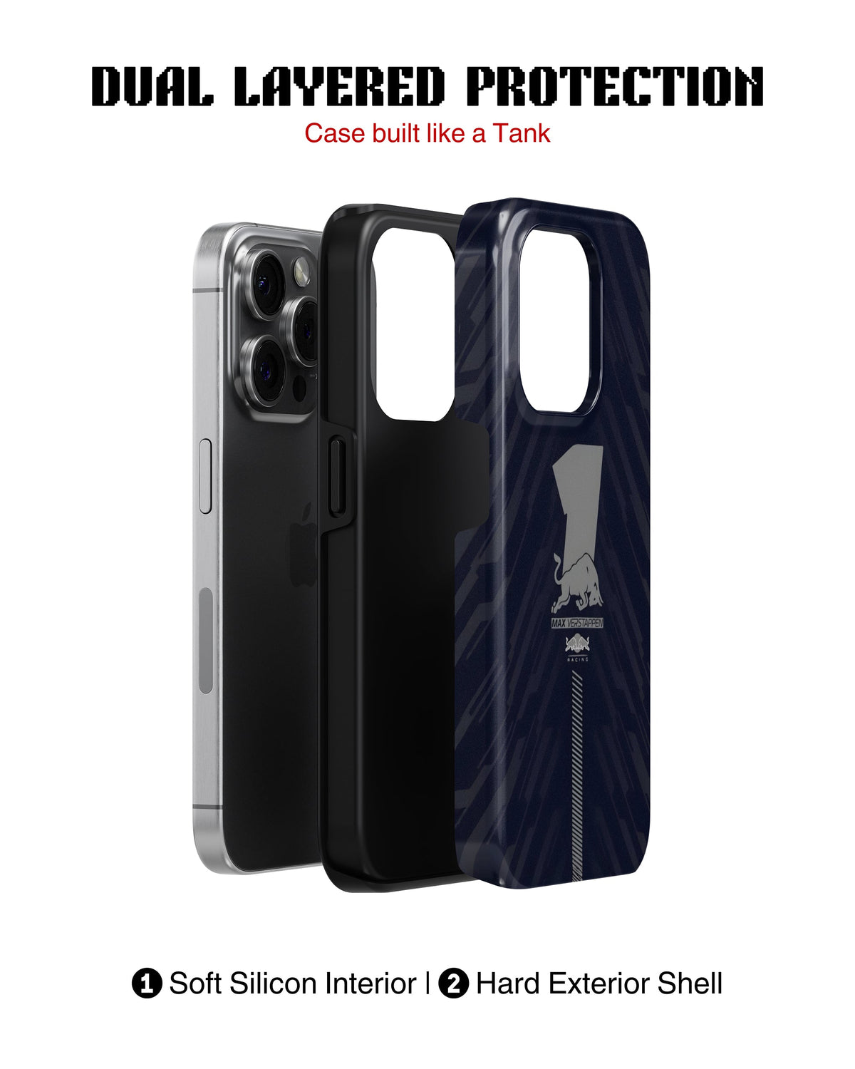 iPhone 14 Pro Max Tank Case | Formula 1 (The Bull)