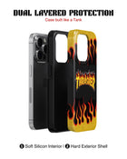 iPhone 14 Pro Tank Case | Modernism (Thrasher Flame)