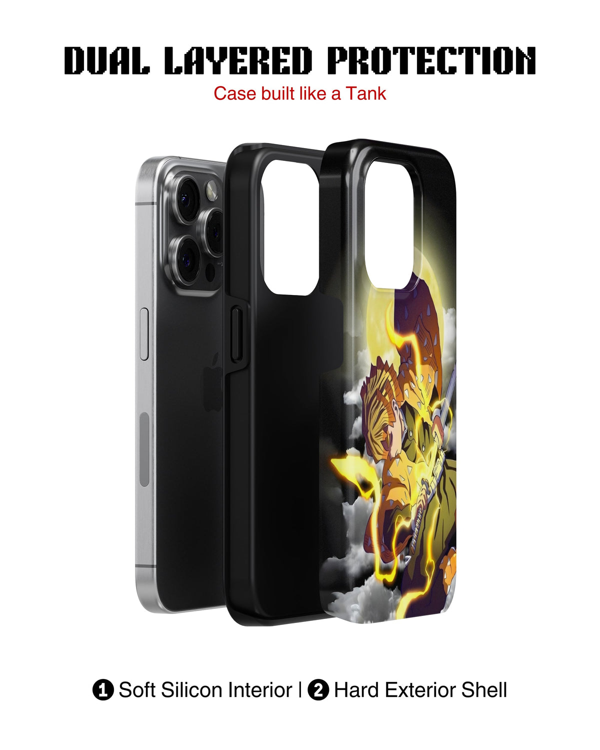 iPhone 14 Pro Max Tank Case | Anime (Thunder Blade)