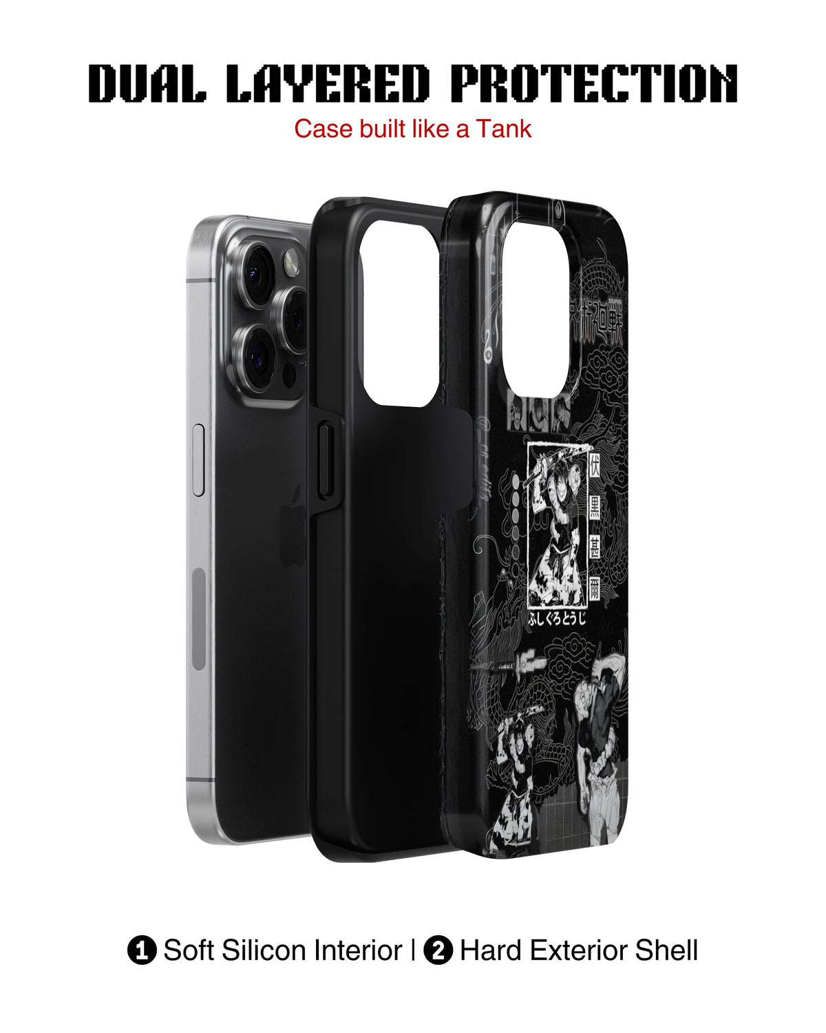iPhone 13 Pro Tank Case | Anime (Toji Fushiguro)
