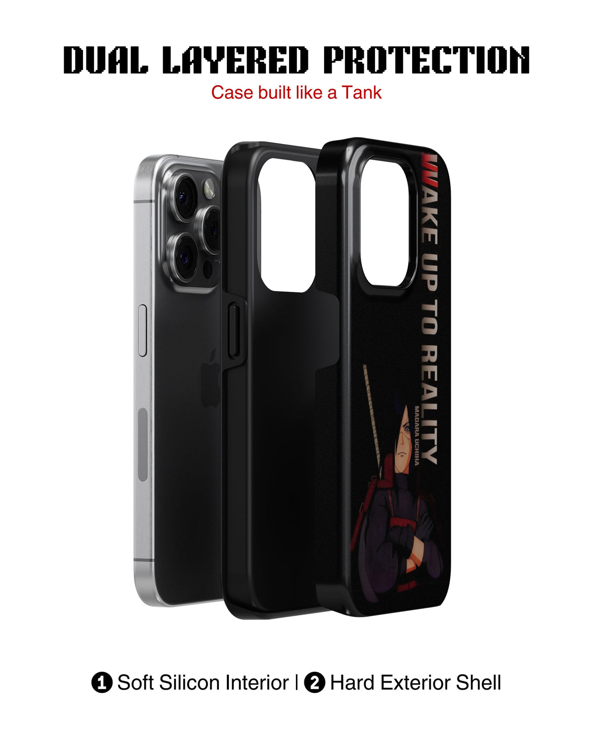 iPhone 12 Pro Tank Case | Anime (Wake up to Reality)