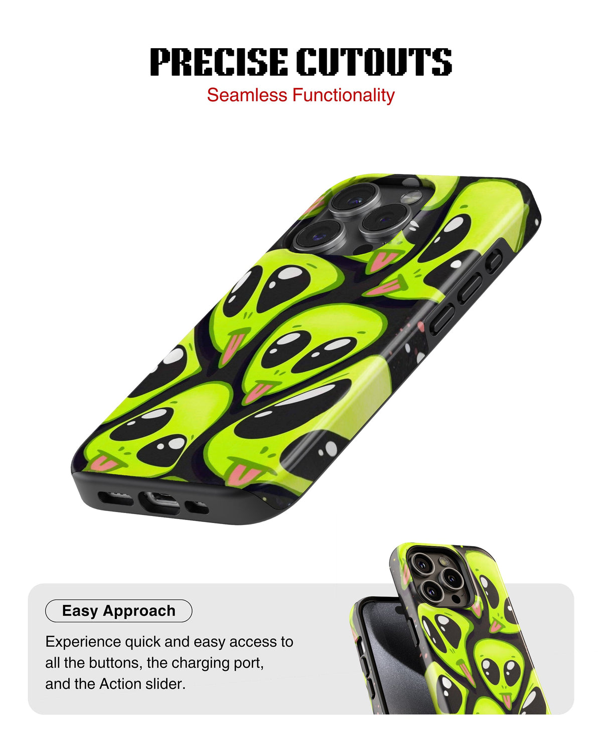 iPhone 12 Pro Tank Case | Modernism (Alien Stack)