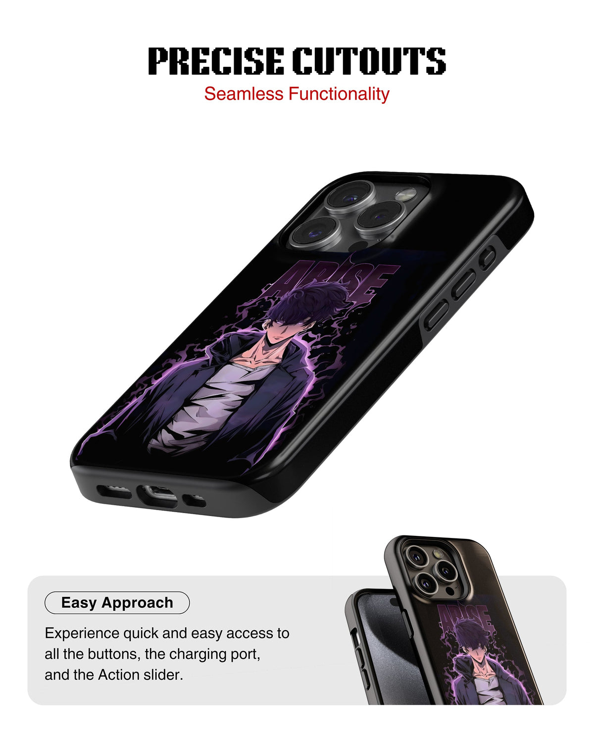 iPhone 13 Pro Max Tank Case | Anime (Arise)