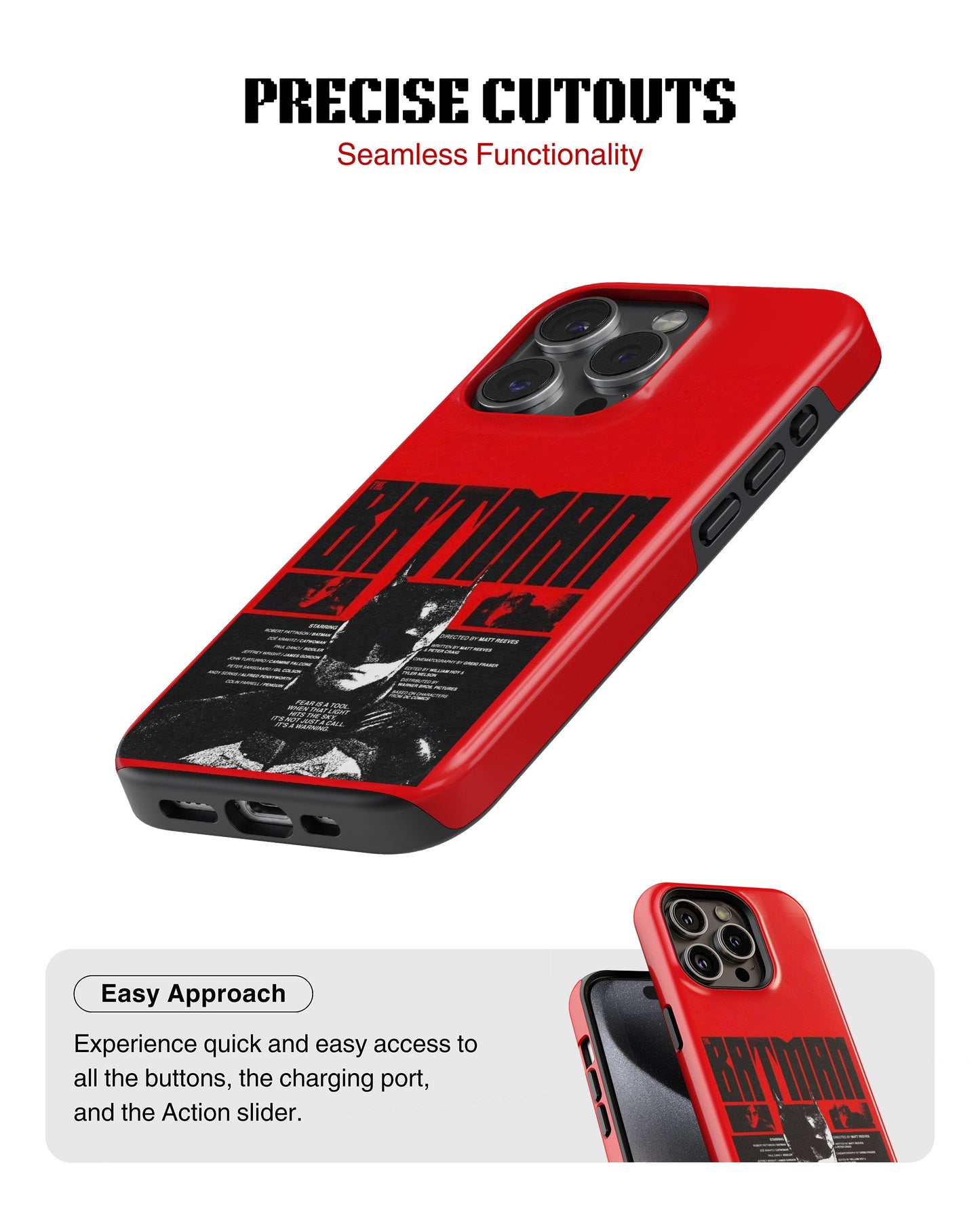 iPhone 13 Pro Max Tank Case | Superhero (Batman)