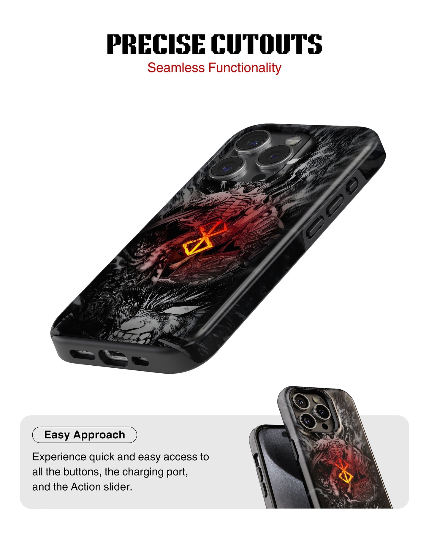 iPhone 13 Pro Max Tank Case | Anime (Brand of Sacrifice)
