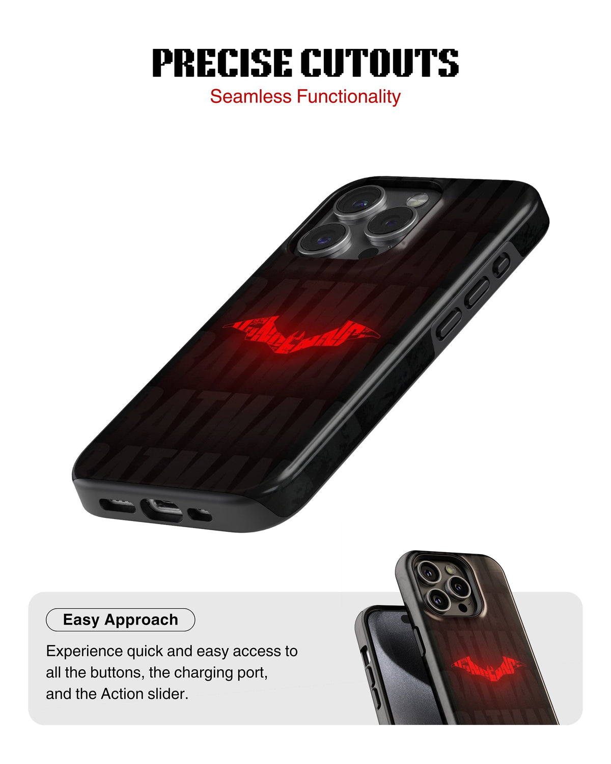 iPhone 12 Pro Max Tank Case | Superhero (Crimson Signal)