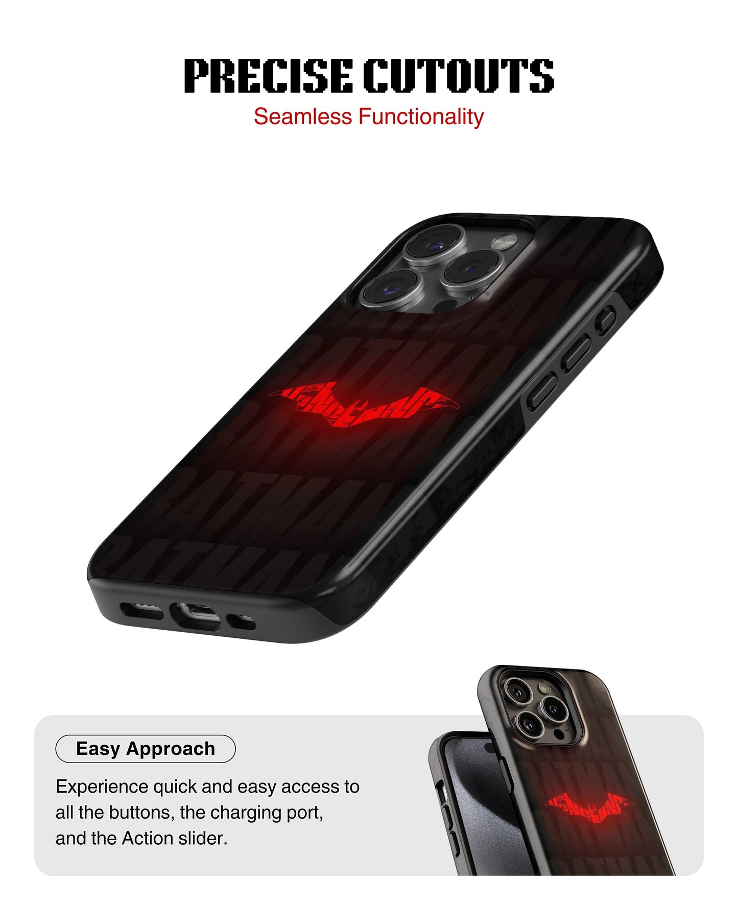 iPhone 12 Pro Max Tank Case | Superhero (Crimson Signal)
