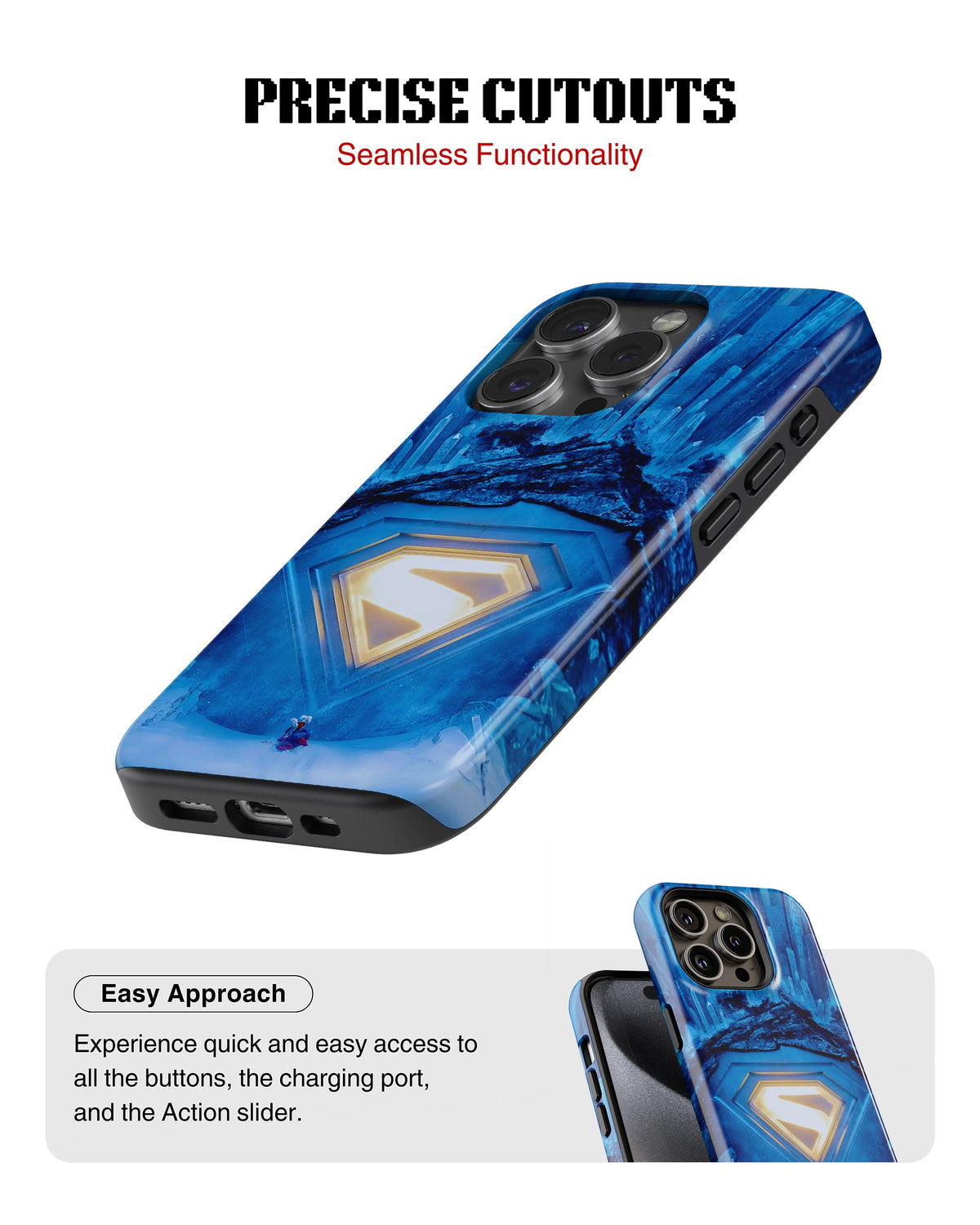 iPhone 12 Pro Tank Case | Superhero (Crystal Fortress)