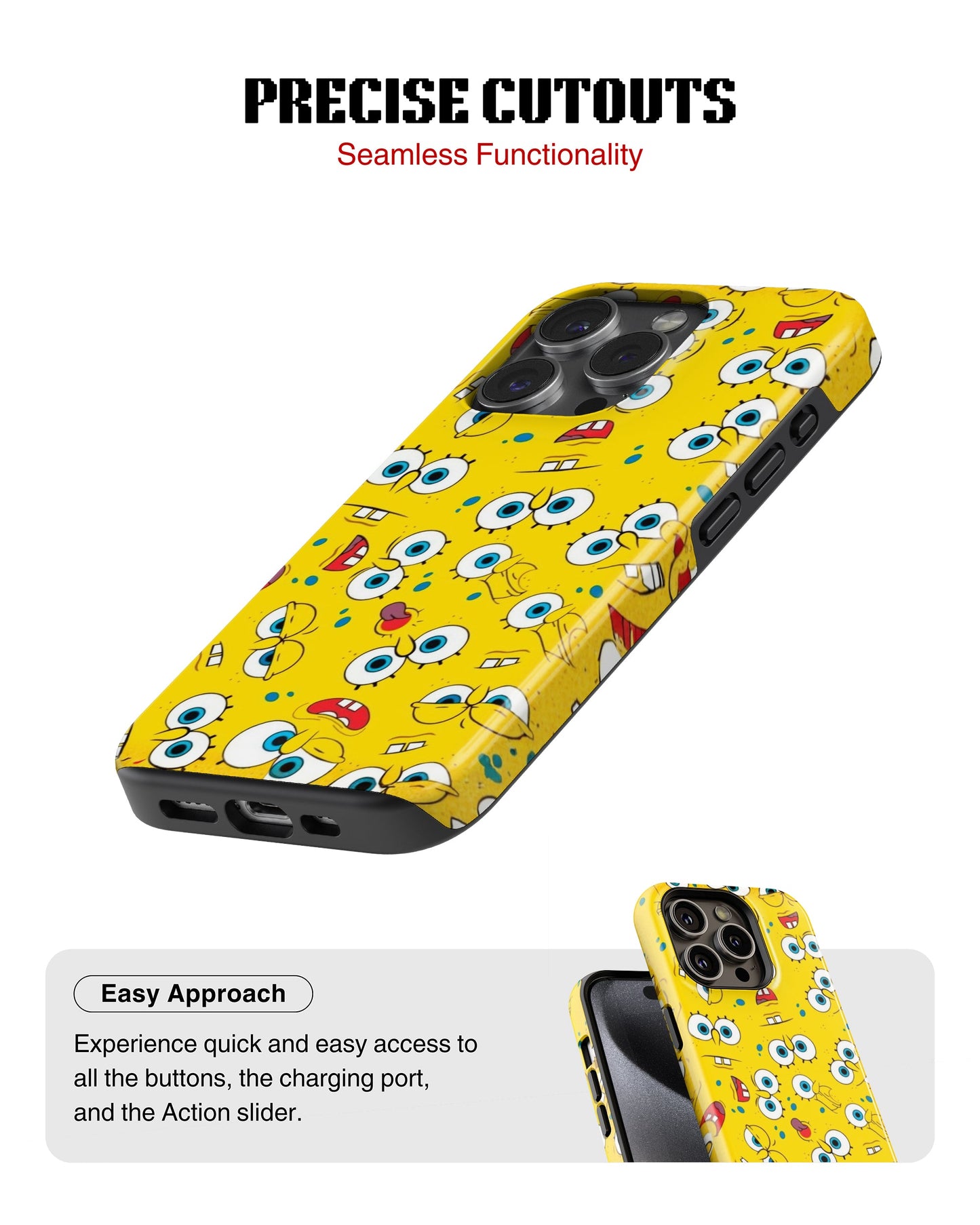 iPhone 16 Pro Max Tank Case | Modernism (Eye Candy)