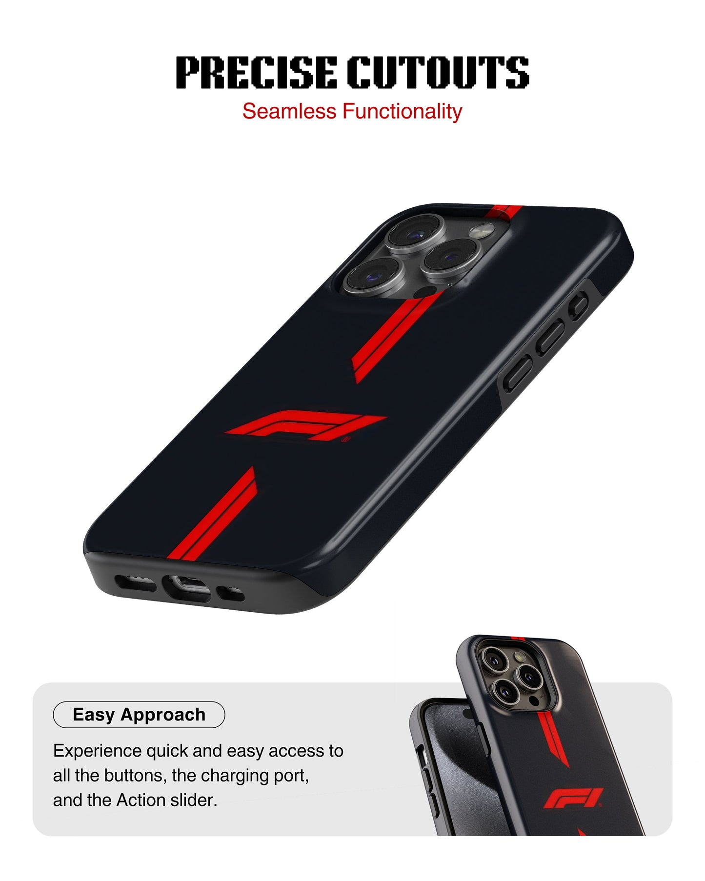 iPhone 12 Pro Tank Case | Formula 1 (F1 Grid)