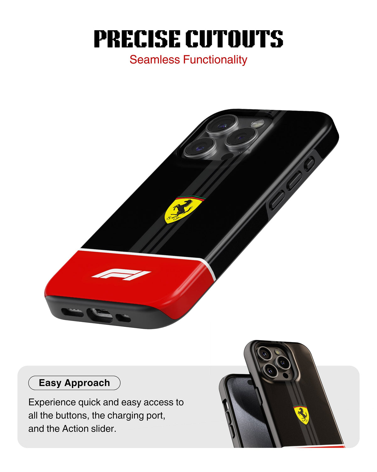 iPhone 12 Pro Tank Case | Formula 1 (Ferrari Originals)