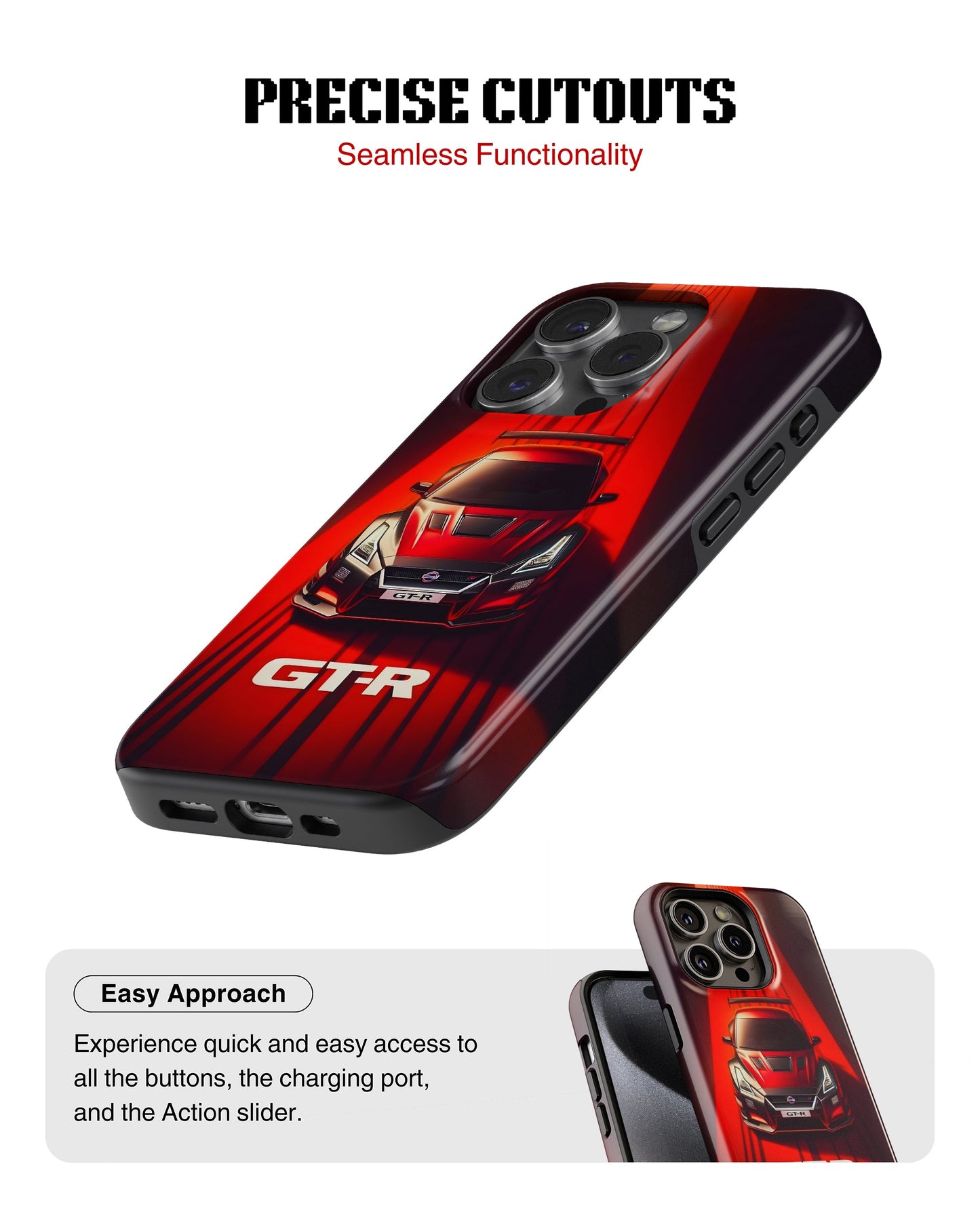 iPhone 14 Pro Tank Case | Sports Car (GTR)
