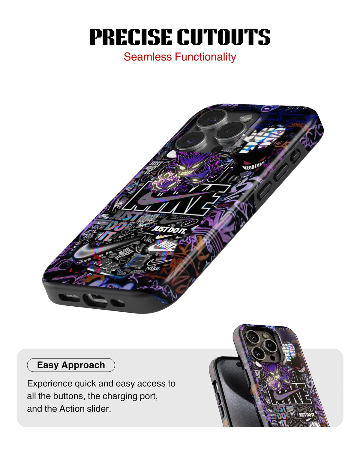 iPhone 13 Pro Tank Case | Modernism (Graffiti Hustle)